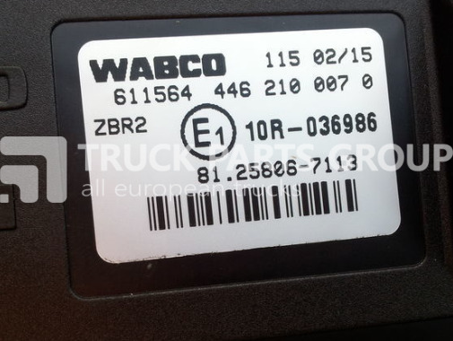 MAN TGX, TGL, TGM, TGS, ZBR2, ZBR control unit 81258067113, 44621000 control unit - Valdymo blokas - Sunkvežimis: foto 5 MAN TGX, TGL, TGM, TGS, ZBR2, ZBR control unit 81258067113, 44621000 control unit - Valdymo blokas - Sunkvežimis: foto 5