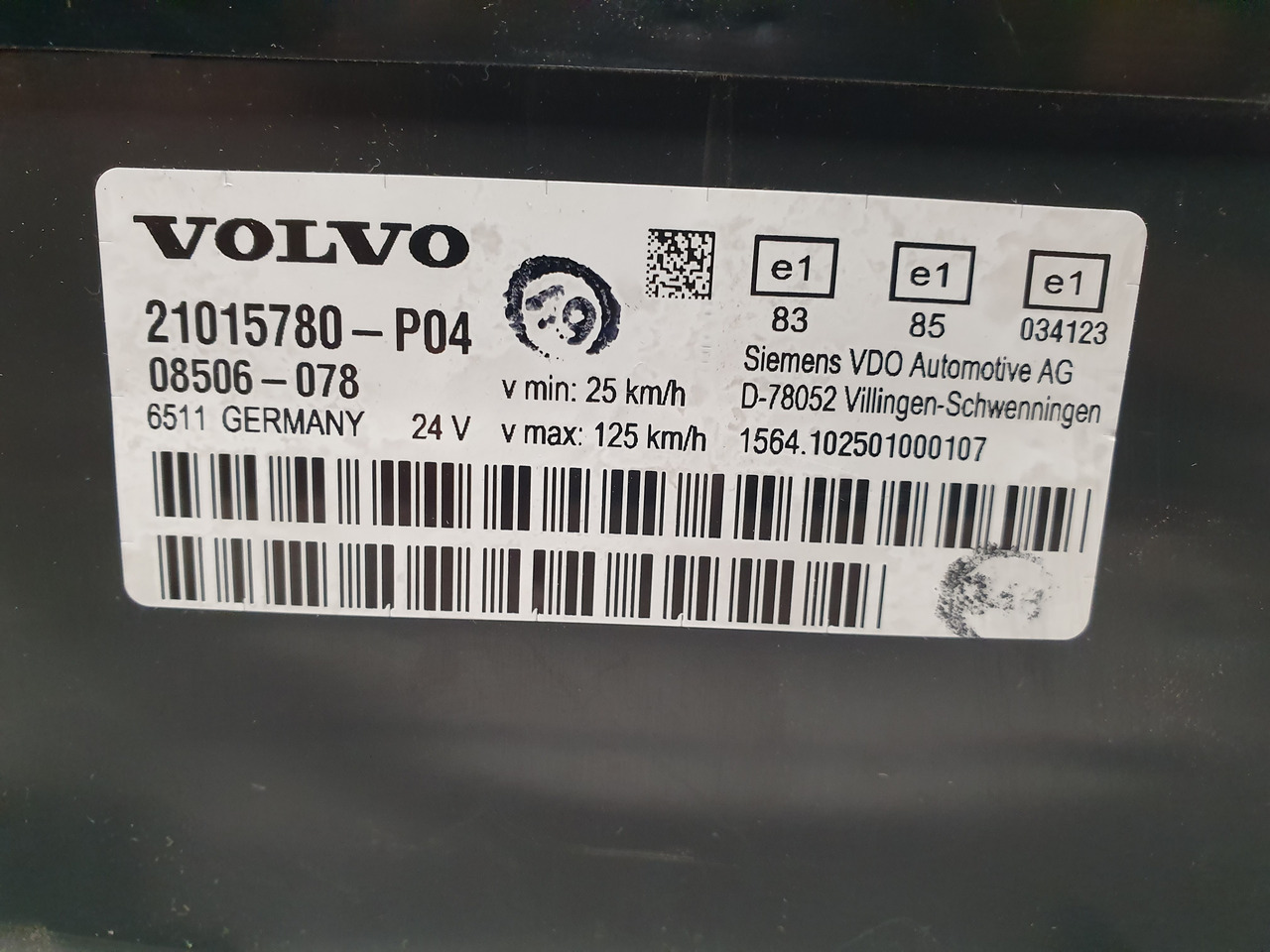 VOLVO FH13, EURO5 instrument cluster, combination kit, instrument panel dashboard - Prietaisų skydas - Sunkvežimis: foto 5 VOLVO FH13, EURO5 instrument cluster, combination kit, instrument panel dashboard - Prietaisų skydas - Sunkvežimis: foto 5