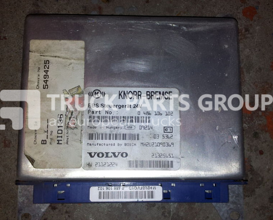 VOLVO FH13, FM13, EBS control unit, EURO 4, EURO 5, electronic brake c control unit - Valdymo blokas - Sunkvežimis: foto 1 VOLVO FH13, FM13, EBS control unit, EURO 4, EURO 5, electronic brake c control unit - Valdymo blokas - Sunkvežimis: foto 1