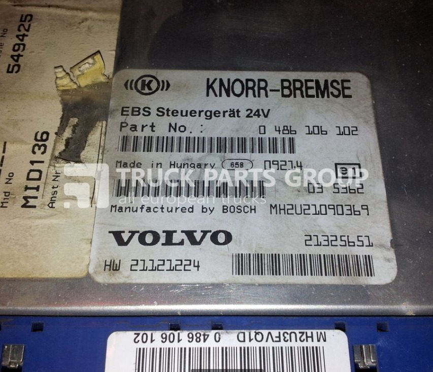 VOLVO FH13, FM13, EBS control unit, EURO 4, EURO 5, electronic brake c control unit - Valdymo blokas - Sunkvežimis: foto 2 VOLVO FH13, FM13, EBS control unit, EURO 4, EURO 5, electronic brake c control unit - Valdymo blokas - Sunkvežimis: foto 2