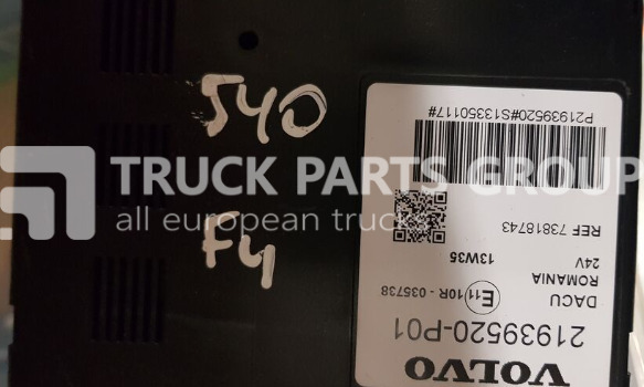 VOLVO FH4, EURO6 D13K, RENAULT T series T-Range, Gama DACU collision w control unit - Valdymo blokas - Sunkvežimis: foto 2 VOLVO FH4, EURO6 D13K, RENAULT T series T-Range, Gama DACU collision w control unit - Valdymo blokas - Sunkvežimis: foto 2