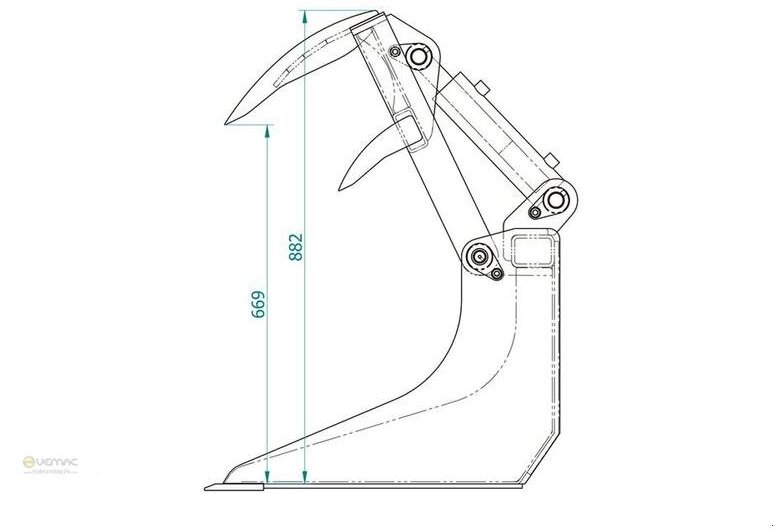 Vemac Krokodilschaufel 90 cm Kroko Schaufel Avant Multione Hoflader NEU - Siloso įranga: foto 4 Vemac Krokodilschaufel 90 cm Kroko Schaufel Avant Multione Hoflader NEU - Siloso įranga: foto 4