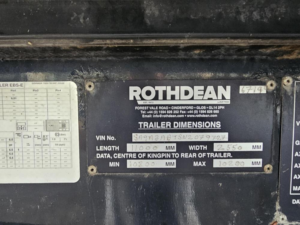 Rothdean Steel tipper - Savivartis puspriekabė: foto 2 Rothdean Steel tipper - Savivartis puspriekabė: foto 2