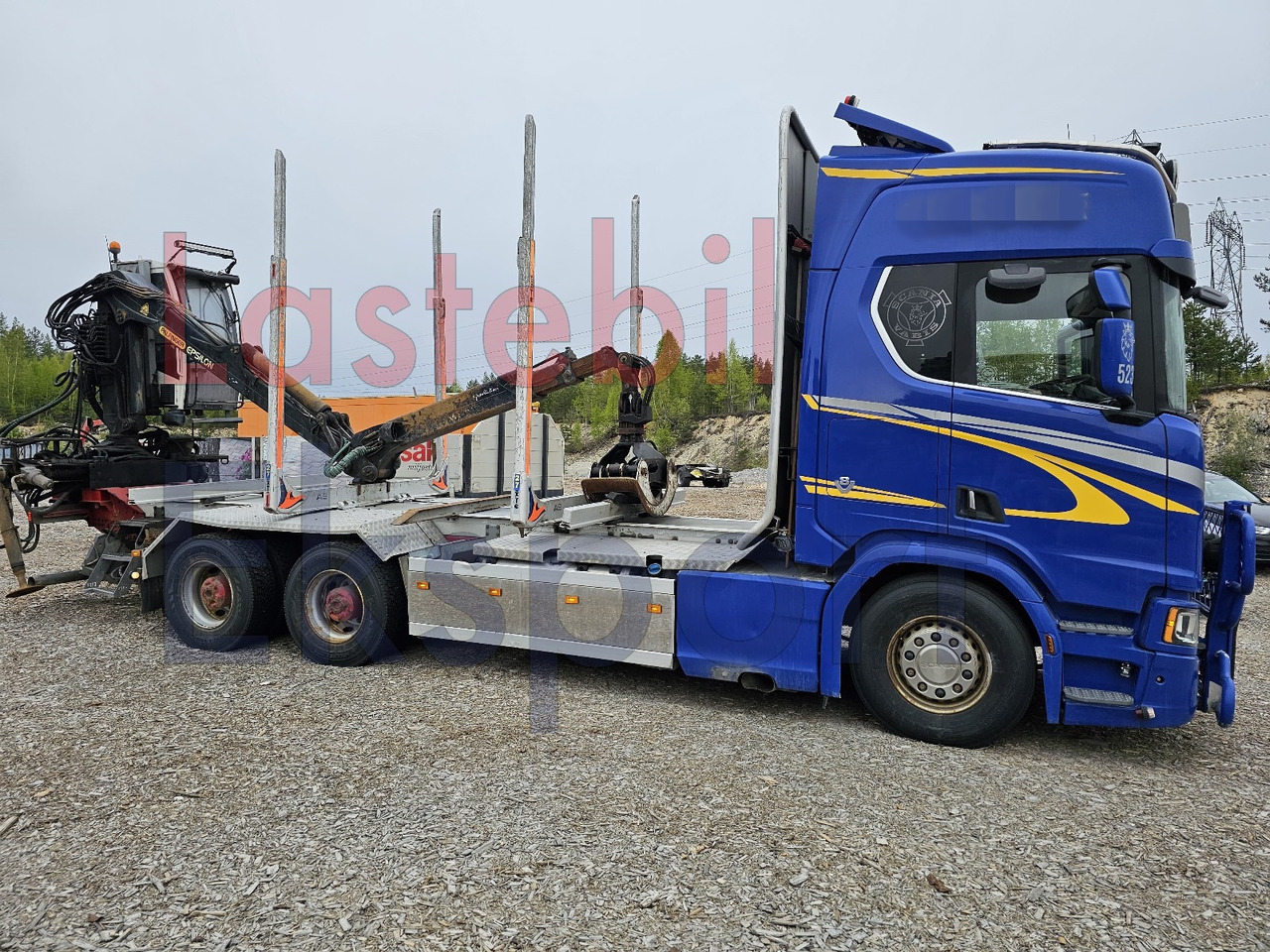 Scania R650 - Miškovežis, Sunkvežimis su kranu: foto 1 Scania R650 - Miškovežis, Sunkvežimis su kranu: foto 1