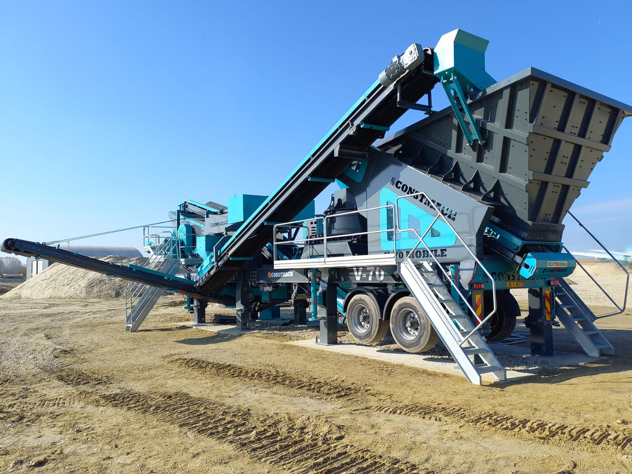 Constmach 100-150 Ton Capacity Mobile Vertical Shaft Impact Crusher - Mobilus trupintuvas: foto 5 Constmach 100-150 Ton Capacity Mobile Vertical Shaft Impact Crusher - Mobilus trupintuvas: foto 5