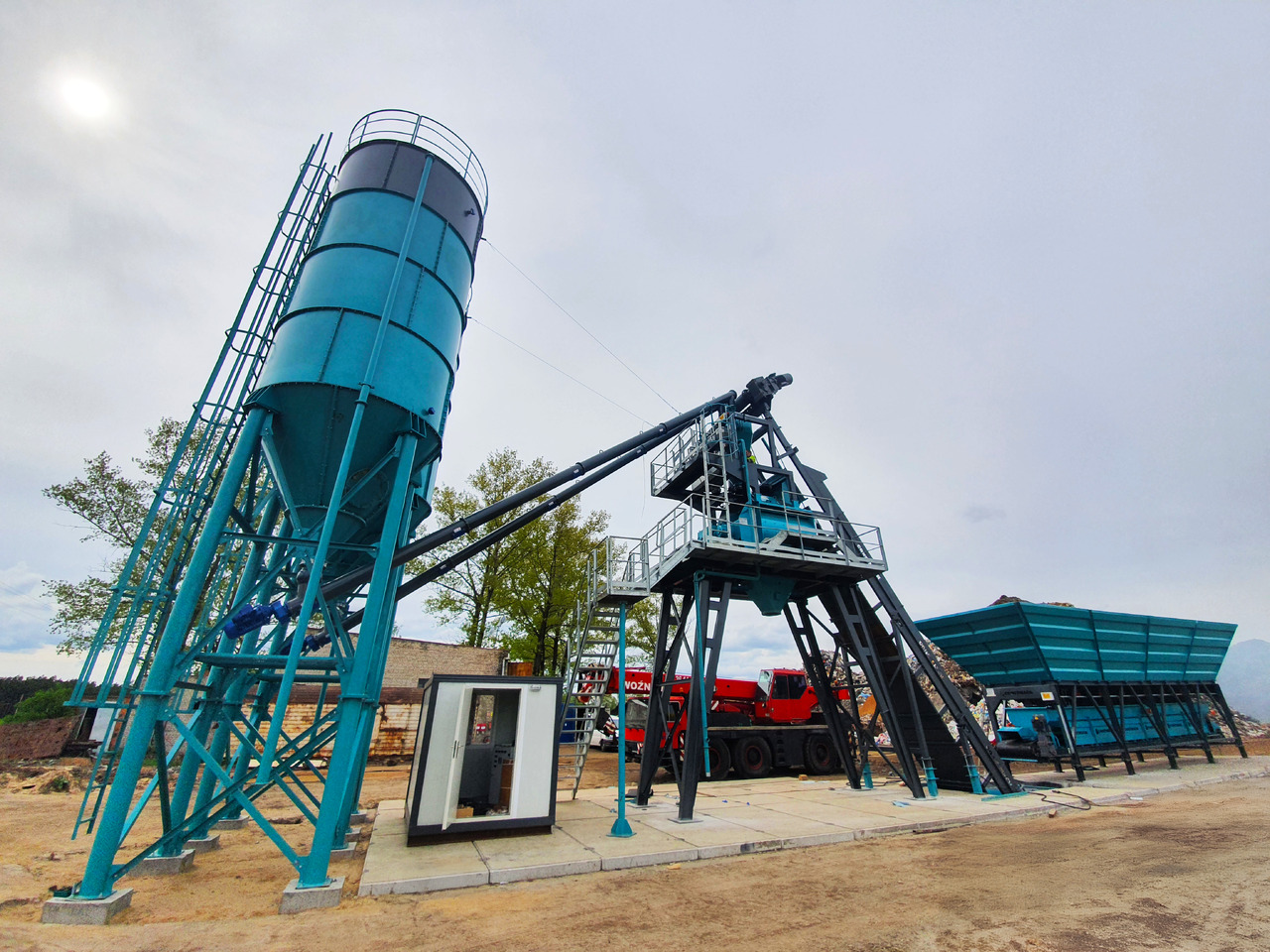 Constmach 100 m³/h Compact Concrete Batching Plant - Betono gamykla: foto 3 Constmach 100 m³/h Compact Concrete Batching Plant - Betono gamykla: foto 3