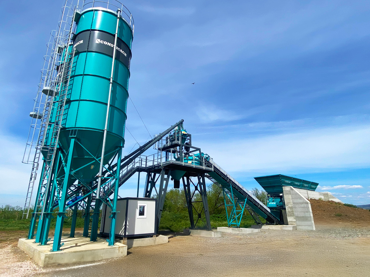 Constmach Centrale à Béton Compacte de 60 m³/h Avec Tapis Roulant - Betono gamykla: foto 4 Constmach Centrale à Béton Compacte de 60 m³/h Avec Tapis Roulant - Betono gamykla: foto 4