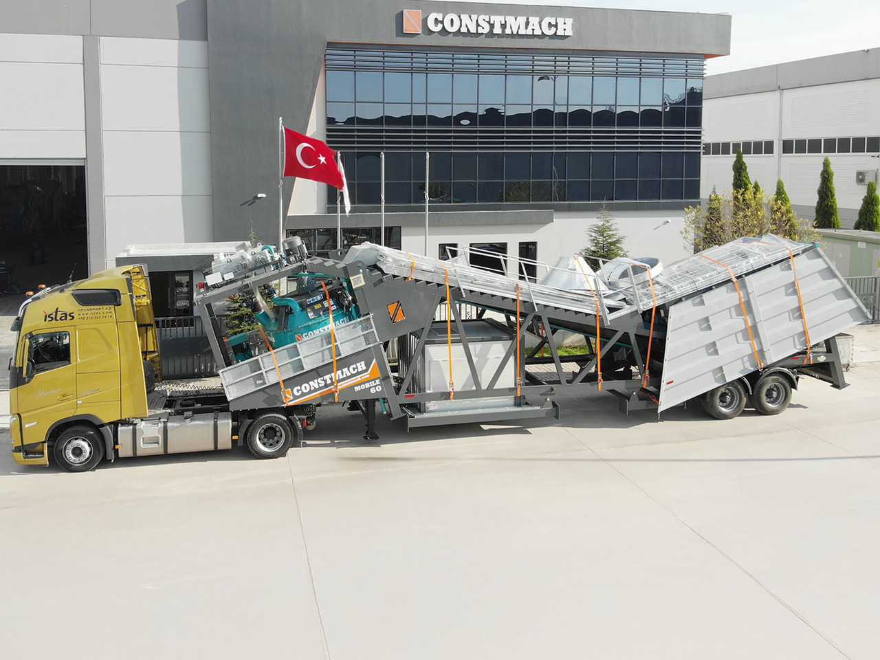 Constmach Centrale à Béton Mobile de 60 m³/h - Betono gamykla: foto 4 Constmach Centrale à Béton Mobile de 60 m³/h - Betono gamykla: foto 4