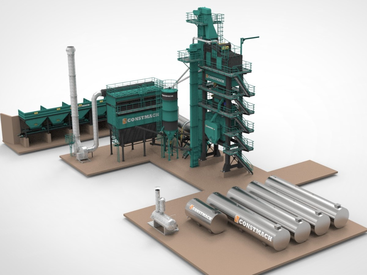 Constmach Centrales D'asphalte Fixes de Type Batch - Asfalto gamykla: foto 1 Constmach Centrales D'asphalte Fixes de Type Batch - Asfalto gamykla: foto 1