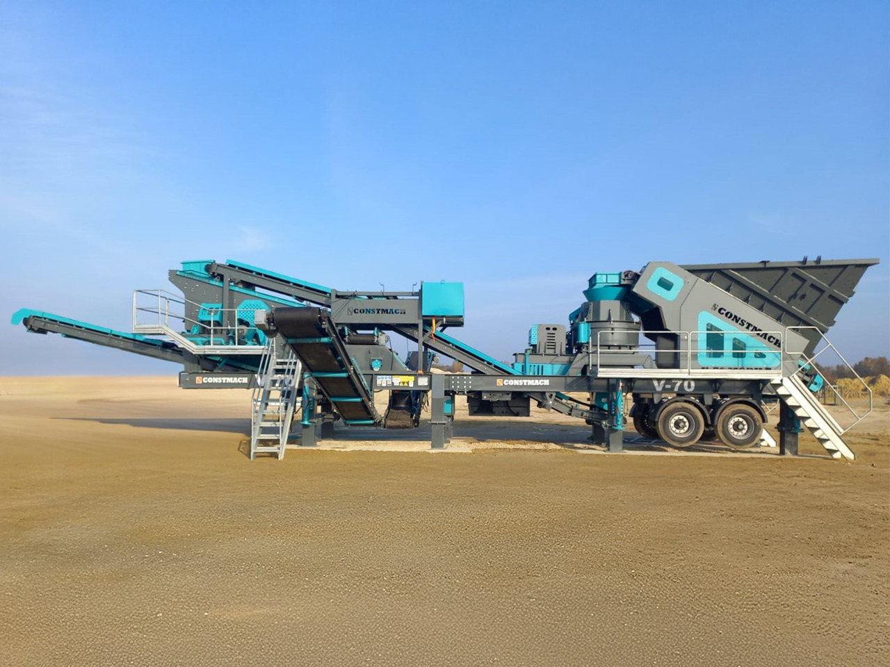 Constmach Concasseur À Impact À Axe Vertical Mobile D'une Capacité De 100 À 150 Tonnes - Mobilus trupintuvas: foto 5 Constmach Concasseur À Impact À Axe Vertical Mobile D'une Capacité De 100 À 150 Tonnes - Mobilus trupintuvas: foto 5