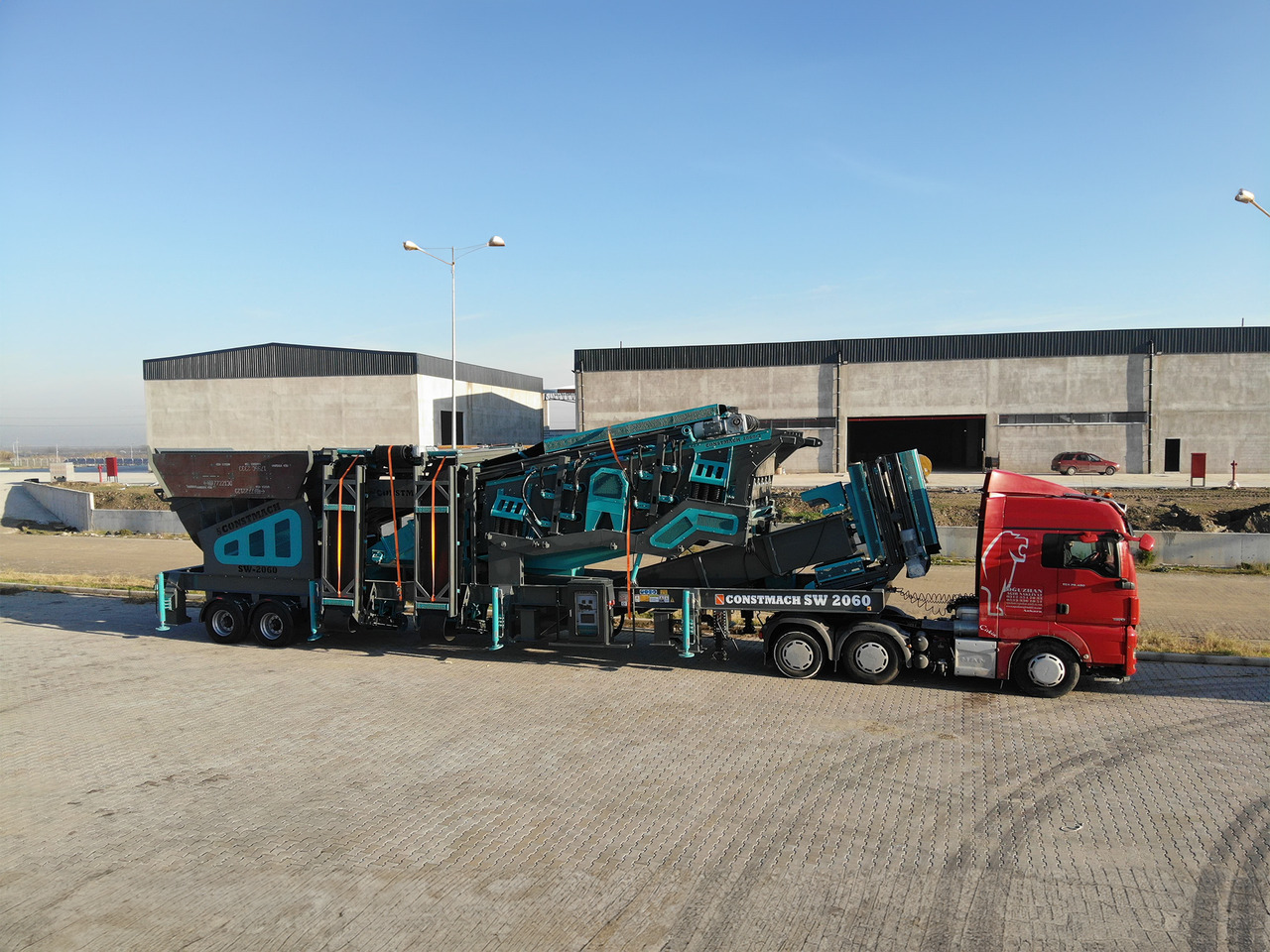 Constmach Mobile Screening And Washing Plant 60-200 TPH lizingą Constmach Mobile Screening And Washing Plant 60-200 TPH: foto 7