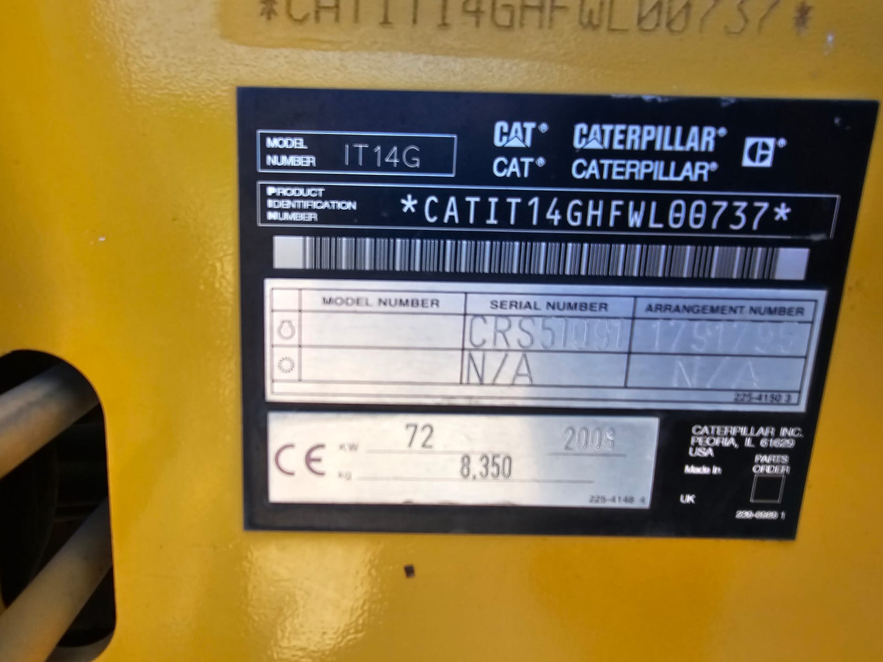 Ratinis krautuvas CATERPILLAR IT 14G: foto 15