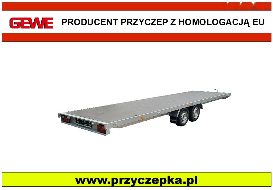 Gewe PD750 C, długość 6 m - Platforminė/ Bortinė priekaba: foto 1 Gewe PD750 C, długość 6 m - Platforminė/ Bortinė priekaba: foto 1