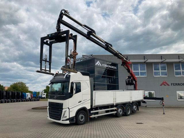 Volvo FH460 8x2 TRIDEM VLA&NLA gelenkt*FASSI F215AS.24 - Platforminis/ Bortinis sunkvežimis, Sunkvežimis su kranu: foto 1 Volvo FH460 8x2 TRIDEM VLA&NLA gelenkt*FASSI F215AS.24 - Platforminis/ Bortinis sunkvežimis, Sunkvežimis su kranu: foto 1