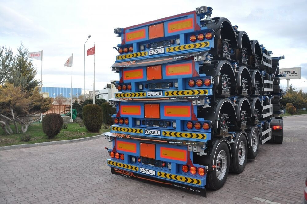 Özgül TELESCOBIC HIGH CUBE CONTAINER CHASSIS - Konteineris-vežimus/ Sukeisti kūną puspriekabė: foto 3 Özgül TELESCOBIC HIGH CUBE CONTAINER CHASSIS - Konteineris-vežimus/ Sukeisti kūną puspriekabė: foto 3
