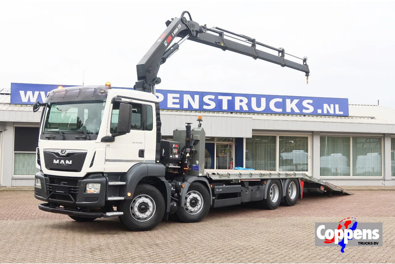 MAN TGS 35.360 Oprijwagen + HIAB 228 E3 Kraan 8x2 - Autovežis sunkvežimis: foto 1 MAN TGS 35.360 Oprijwagen + HIAB 228 E3 Kraan 8x2 - Autovežis sunkvežimis: foto 1
