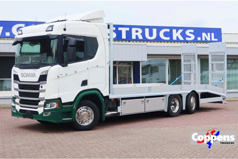 Scania R500 NGS Machinetransport 6x2 Hydralische oprijplaten. Binnenkort leverbaar. - Autovežis sunkvežimis: foto 1 Scania R500 NGS Machinetransport 6x2 Hydralische oprijplaten. Binnenkort leverbaar. - Autovežis sunkvežimis: foto 1