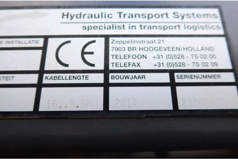 Volvo FE 280 Container / Kabelsysteem H.T.S Kabel, 15 ton, 575 cm 6 Cilinder - Sunkvežimis - kabelių sistema: foto 5 Volvo FE 280 Container / Kabelsysteem H.T.S Kabel, 15 ton, 575 cm 6 Cilinder - Sunkvežimis - kabelių sistema: foto 5