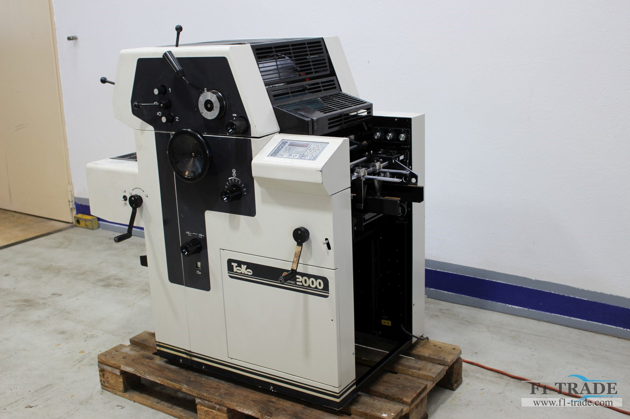 TOKO 2000 - Ofsetinės spaudos mašina: foto 3 TOKO 2000 - Ofsetinės spaudos mašina: foto 3