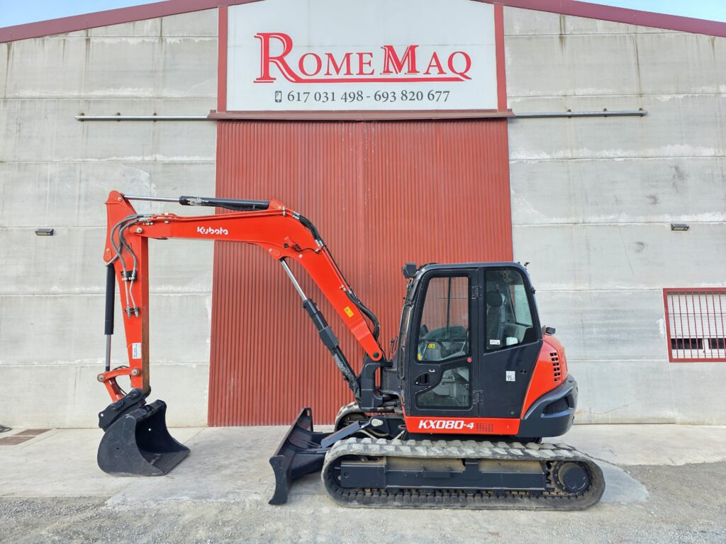 KUBOTA KX080-4A2 - Mini ekskavatorius: foto 1 KUBOTA KX080-4A2 - Mini ekskavatorius: foto 1