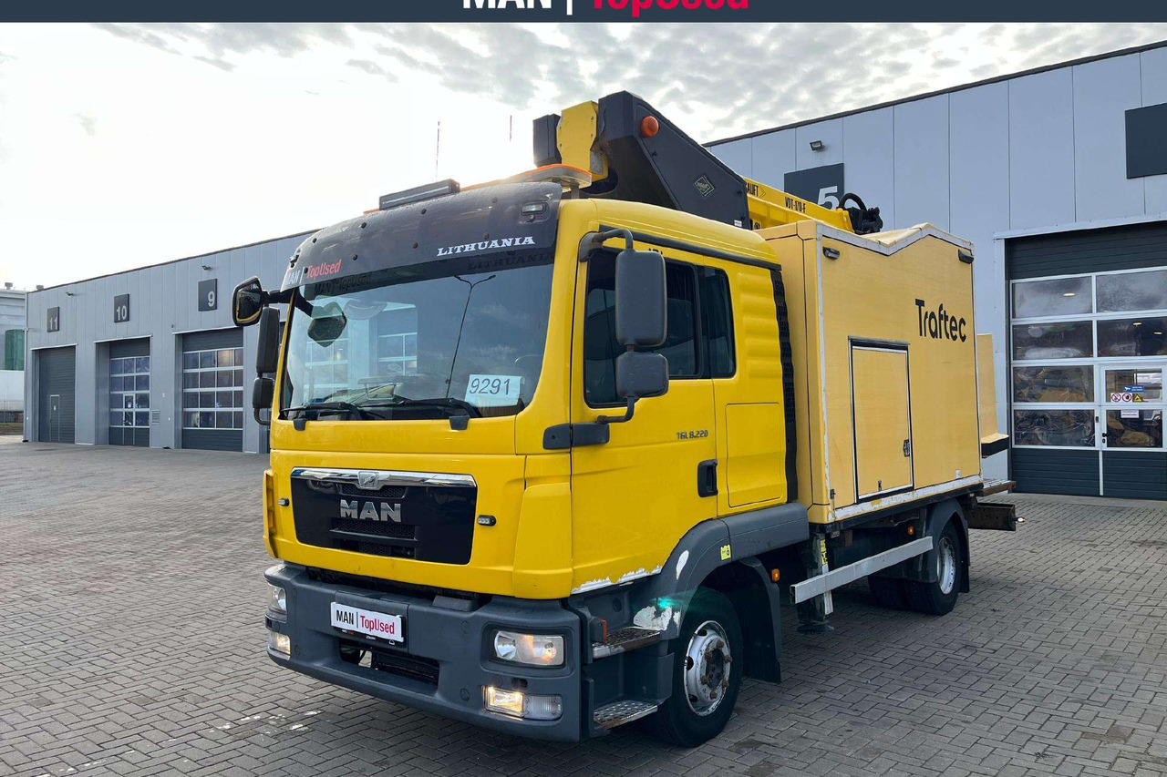 MAN 8.220 4X2 bokštelis(9291) - Sunkvežimis su kranu: foto 1 MAN 8.220 4X2 bokštelis(9291) - Sunkvežimis su kranu: foto 1