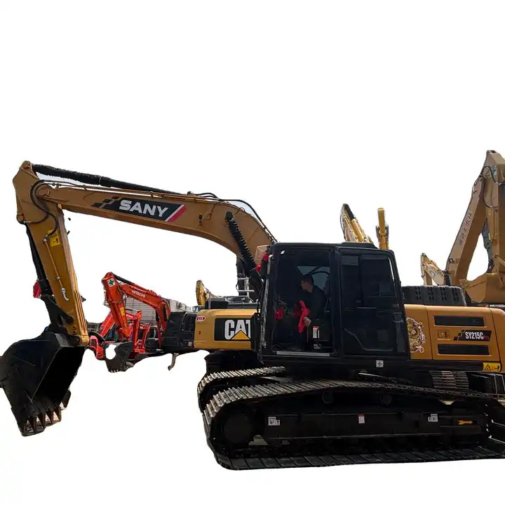 Factory Direct Sale Sany 215C Pro Excavator Machine 20ton SANY 215 SY215 SY215C SY215H Used Excavators in Shanghai - Ekskavatorius: foto 1 Factory Direct Sale Sany 215C Pro Excavator Machine 20ton SANY 215 SY215 SY215C SY215H Used Excavators in Shanghai - Ekskavatorius: foto 1