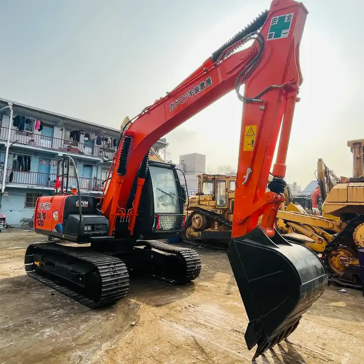 Japan Original 12 ton Used Excavator Hitachi ZX120 in good condition for Sale - Vikšrinis ekskavatorius: foto 2 Japan Original 12 ton Used Excavator Hitachi ZX120 in good condition for Sale - Vikšrinis ekskavatorius: foto 2