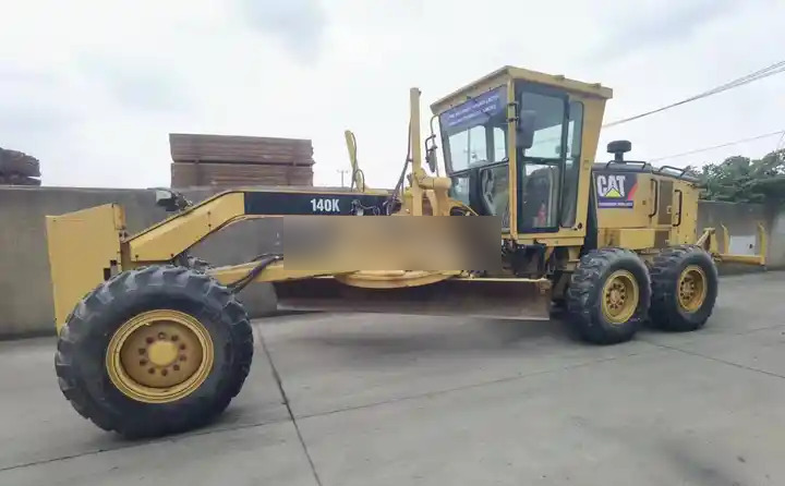 Orginal used cat 140K motor grader with CAT C7 engine in Shanghai China - Greideris: foto 2 Orginal used cat 140K motor grader with CAT C7 engine in Shanghai China - Greideris: foto 2