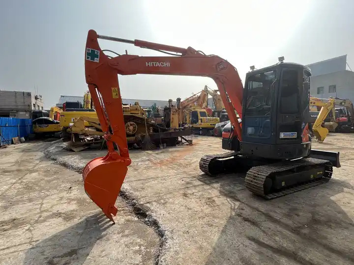 Vikšrinis ekskavatorius Second Hand excellent original mini excavator hitachi used ZX55 ZX60 ZX70 small used excavator made in Japan for sale: foto 6