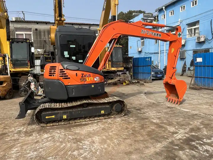 Vikšrinis ekskavatorius Second Hand excellent original mini excavator hitachi used ZX55 ZX60 ZX70 small used excavator made in Japan for sale: foto 7