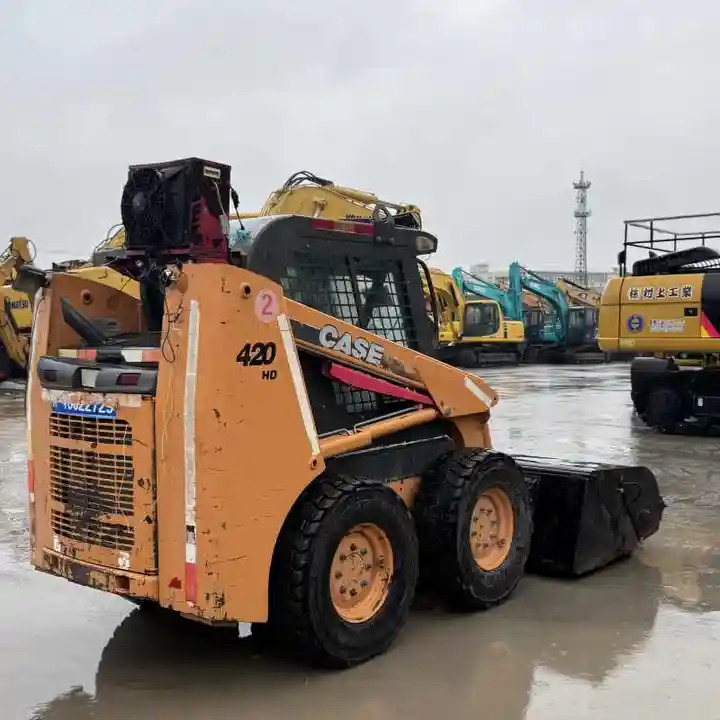 Used Case 420 Backhoe Loader Used Skid Steer Loader CASE 430 CASE 440 - Mini krautuvas: foto 5 Used Case 420 Backhoe Loader Used Skid Steer Loader CASE 430 CASE 440 - Mini krautuvas: foto 5