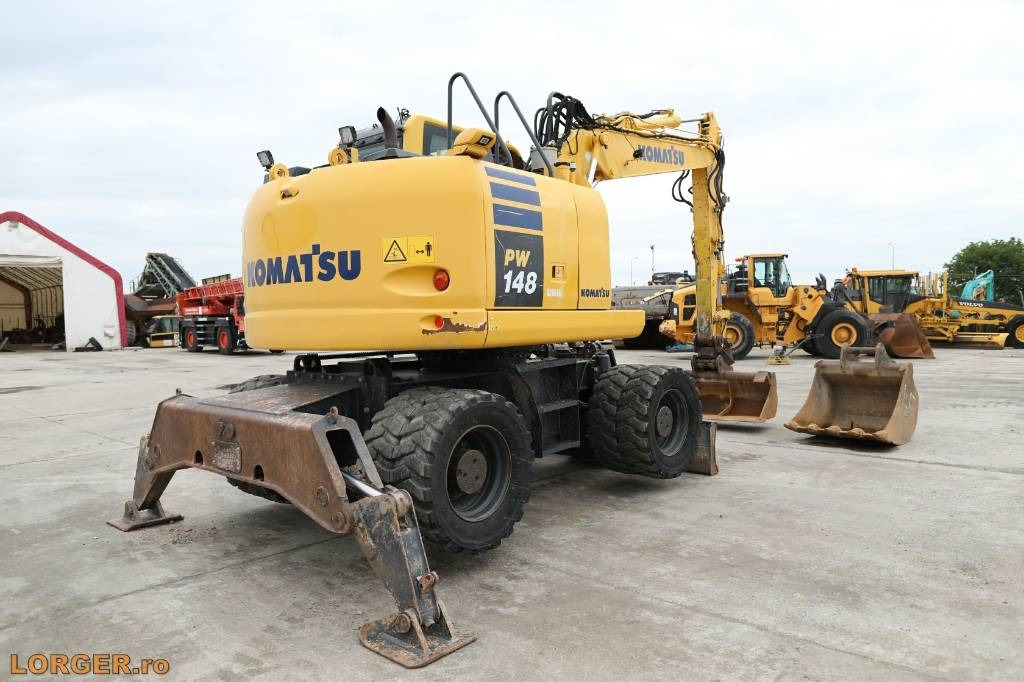 Komatsu PW 148-10 - Ratinis ekskavatorius: foto 4 Komatsu PW 148-10 - Ratinis ekskavatorius: foto 4