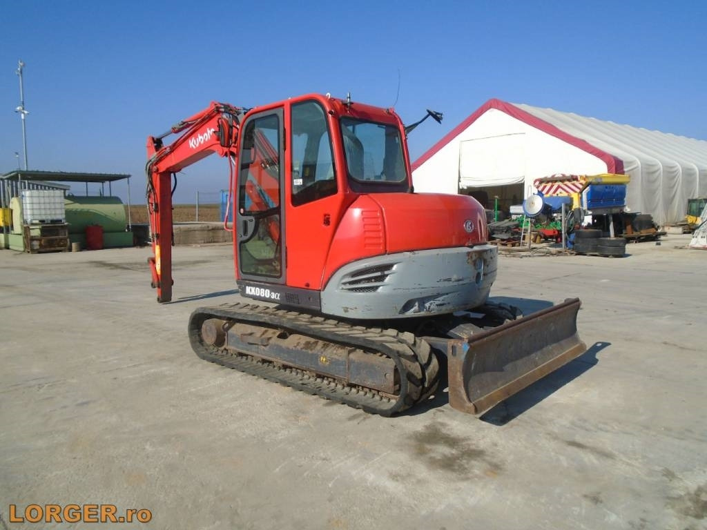 Kubota KX 080-3 - Vikšrinis ekskavatorius: foto 2 Kubota KX 080-3 - Vikšrinis ekskavatorius: foto 2