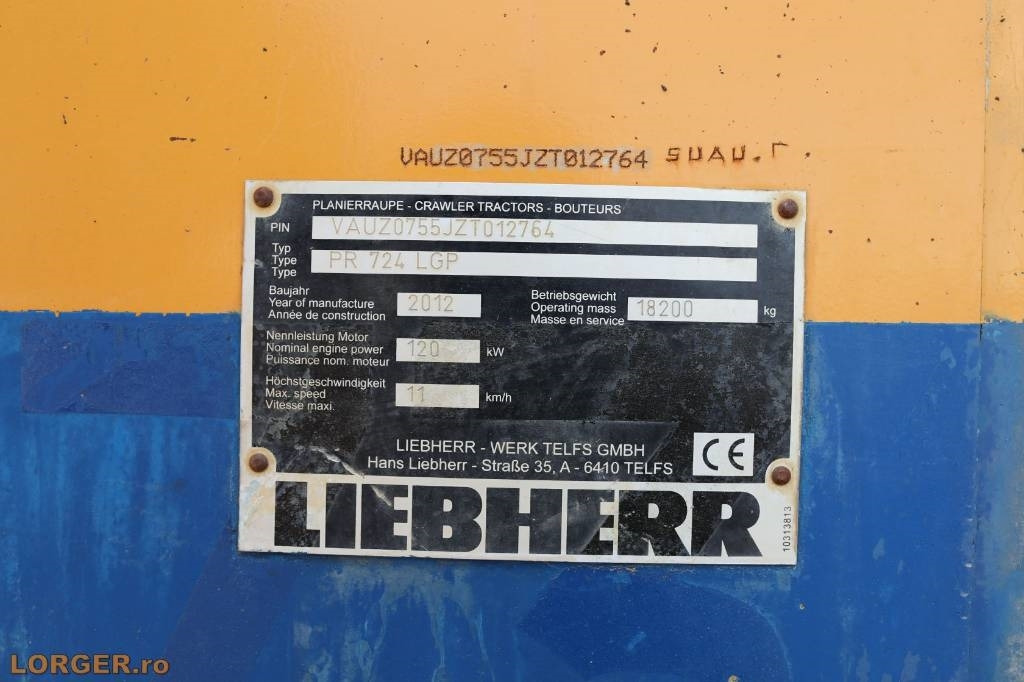 Buldozeris Liebherr PR 724 LGP: foto 19