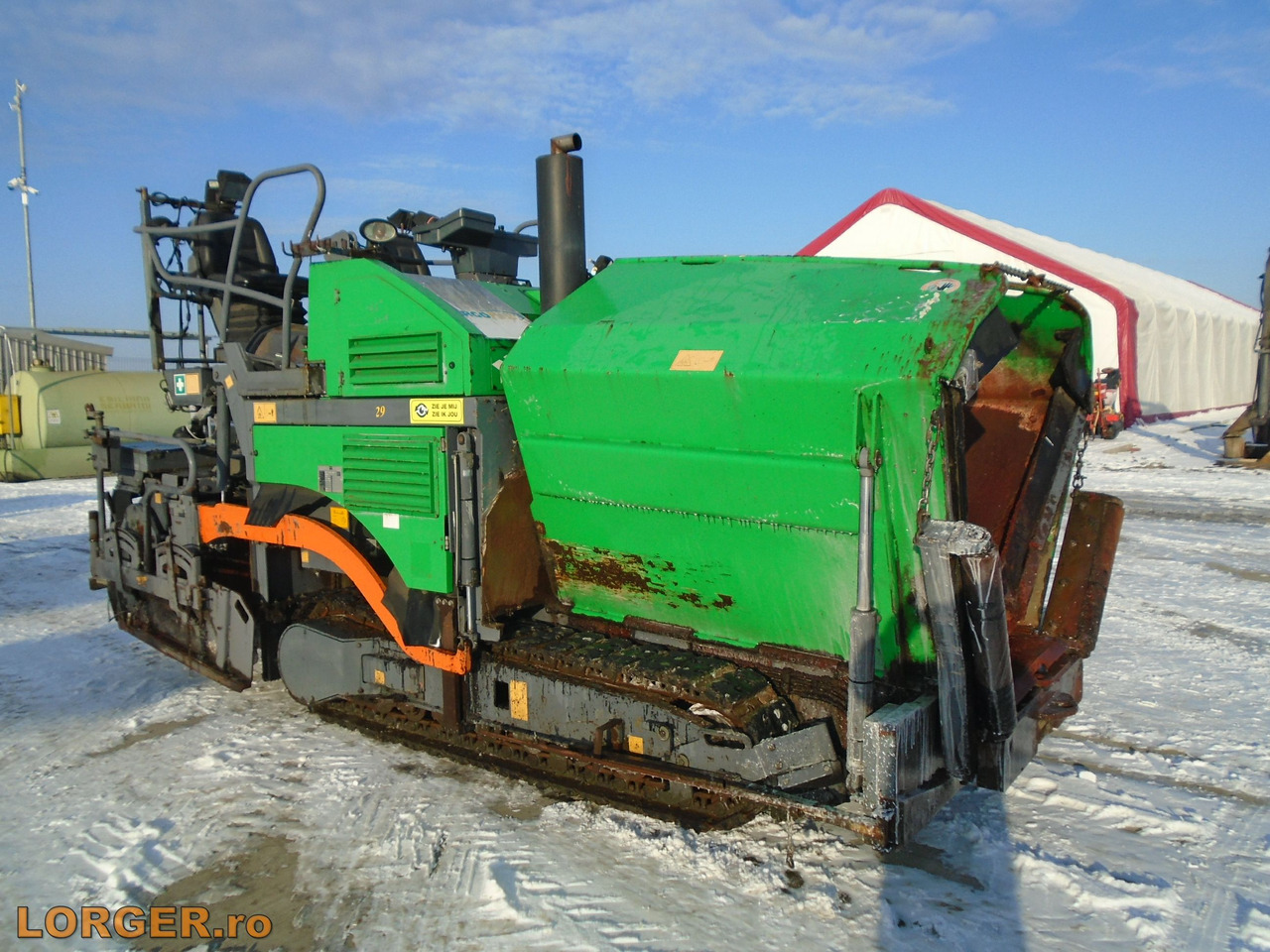 Vögele Super 1300-2 - Asfalto klotuvas: foto 4 Vögele Super 1300-2 - Asfalto klotuvas: foto 4
