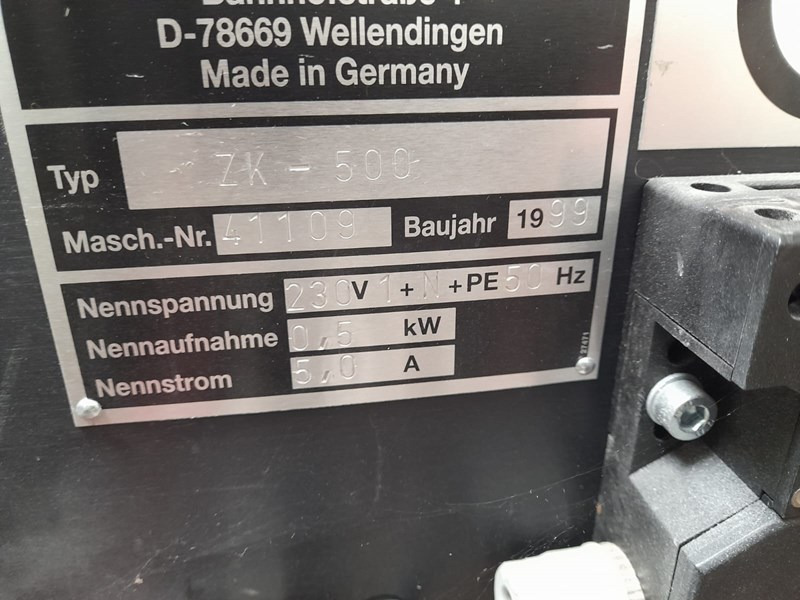 Guk ZK 500 | 1999 - Lankstymo mašina: foto 3 Guk ZK 500 | 1999 - Lankstymo mašina: foto 3