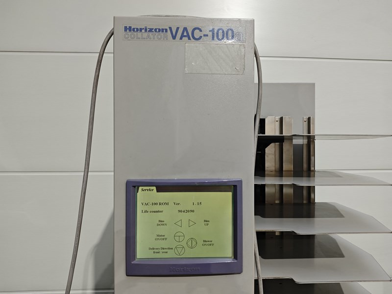 Horizon VAC-100a SPF-20 FC-20 | 1998 - Spausdinimo mašina: foto 2 Horizon VAC-100a SPF-20 FC-20 | 1998 - Spausdinimo mašina: foto 2