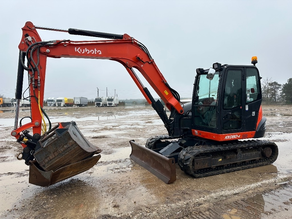 Kubota KX 080-4 ENGCON - Mini ekskavatorius: foto 1 Kubota KX 080-4 ENGCON - Mini ekskavatorius: foto 1