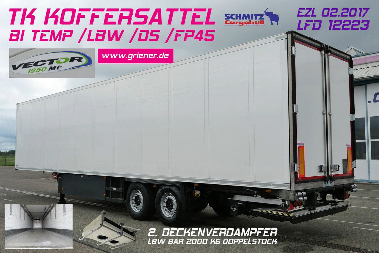 Schmitz Cargobull SKO 18 /BI TEMP / LBW BÄR / FP45 /VECTOR 1950 MT - Furgonas puspriekabė: foto 1 Schmitz Cargobull SKO 18 /BI TEMP / LBW BÄR / FP45 /VECTOR 1950 MT - Furgonas puspriekabė: foto 1