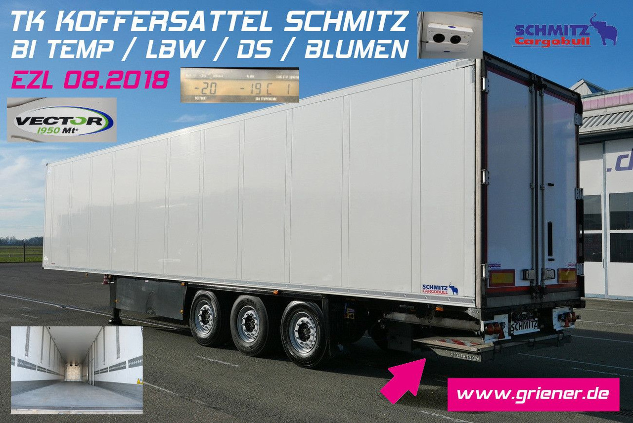 Schmitz Cargobull SKO 24/ BI TEMP CARRIER VEC 1950 MT /DS/LBW !!!! - Refrižeratorius puspriekabė: foto 1 Schmitz Cargobull SKO 24/ BI TEMP CARRIER VEC 1950 MT /DS/LBW !!!! - Refrižeratorius puspriekabė: foto 1