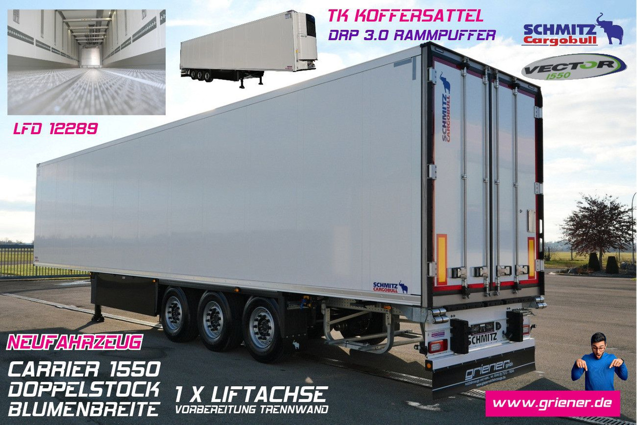 Schmitz Cargobull SKO 24/FP 45 cool /V7 / DOPPELSTOCK/DRP/ 1550 - Refrižeratorius puspriekabė: foto 1 Schmitz Cargobull SKO 24/FP 45 cool /V7 / DOPPELSTOCK/DRP/ 1550 - Refrižeratorius puspriekabė: foto 1