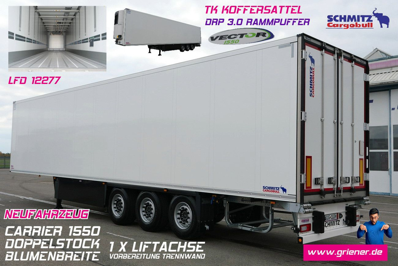 Schmitz Cargobull SKO 24/FP 45 cool /V7 / DOPPELSTOCK/DRP/ 1550 - Furgonas puspriekabė: foto 1 Schmitz Cargobull SKO 24/FP 45 cool /V7 / DOPPELSTOCK/DRP/ 1550 - Furgonas puspriekabė: foto 1
