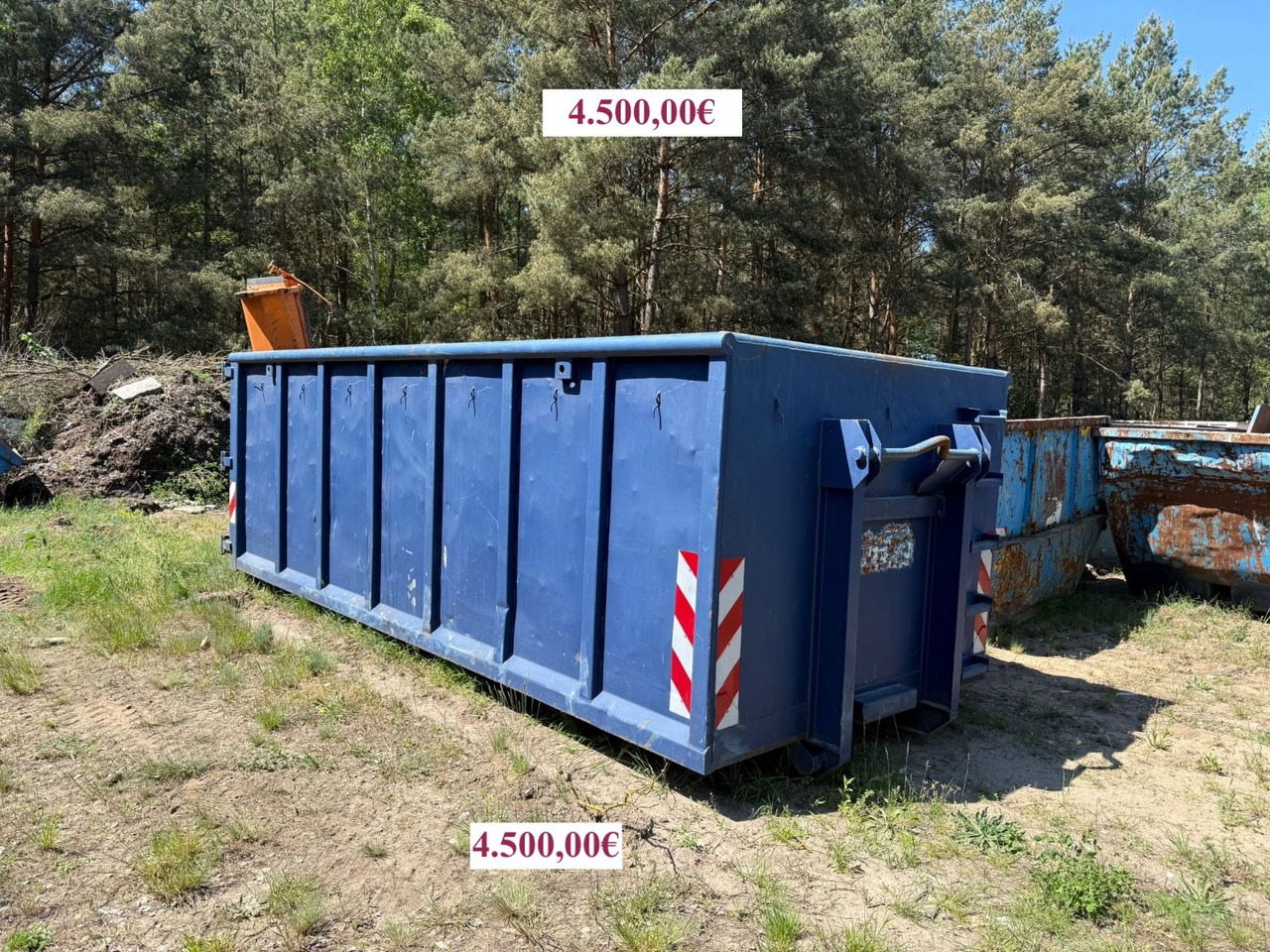 Abrollcontainer Stahl 20-24 m³/Heckklappe - Užtraukiamas konteineris: foto 2 Abrollcontainer Stahl 20-24 m³/Heckklappe - Užtraukiamas konteineris: foto 2