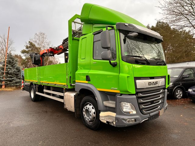 DAF CF 370 mit Kran Klima Tempomat - Platforminis/ Bortinis sunkvežimis, Sunkvežimis su kranu: foto 2 DAF CF 370 mit Kran Klima Tempomat - Platforminis/ Bortinis sunkvežimis, Sunkvežimis su kranu: foto 2