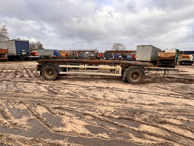 Hüffermann HAR 1870 L Schlitten - Abrollanhänger - Kablio/ Skip loader priekaba: foto 3 Hüffermann HAR 1870 L Schlitten - Abrollanhänger - Kablio/ Skip loader priekaba: foto 3