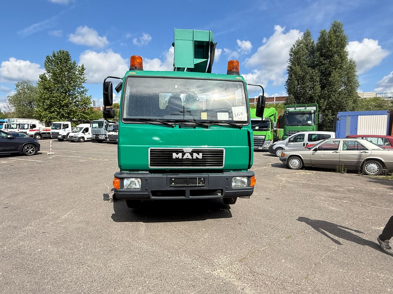 MAN 8.163 Hubarbeitsbühne - Autobokštelio: foto 2 MAN 8.163 Hubarbeitsbühne - Autobokštelio: foto 2