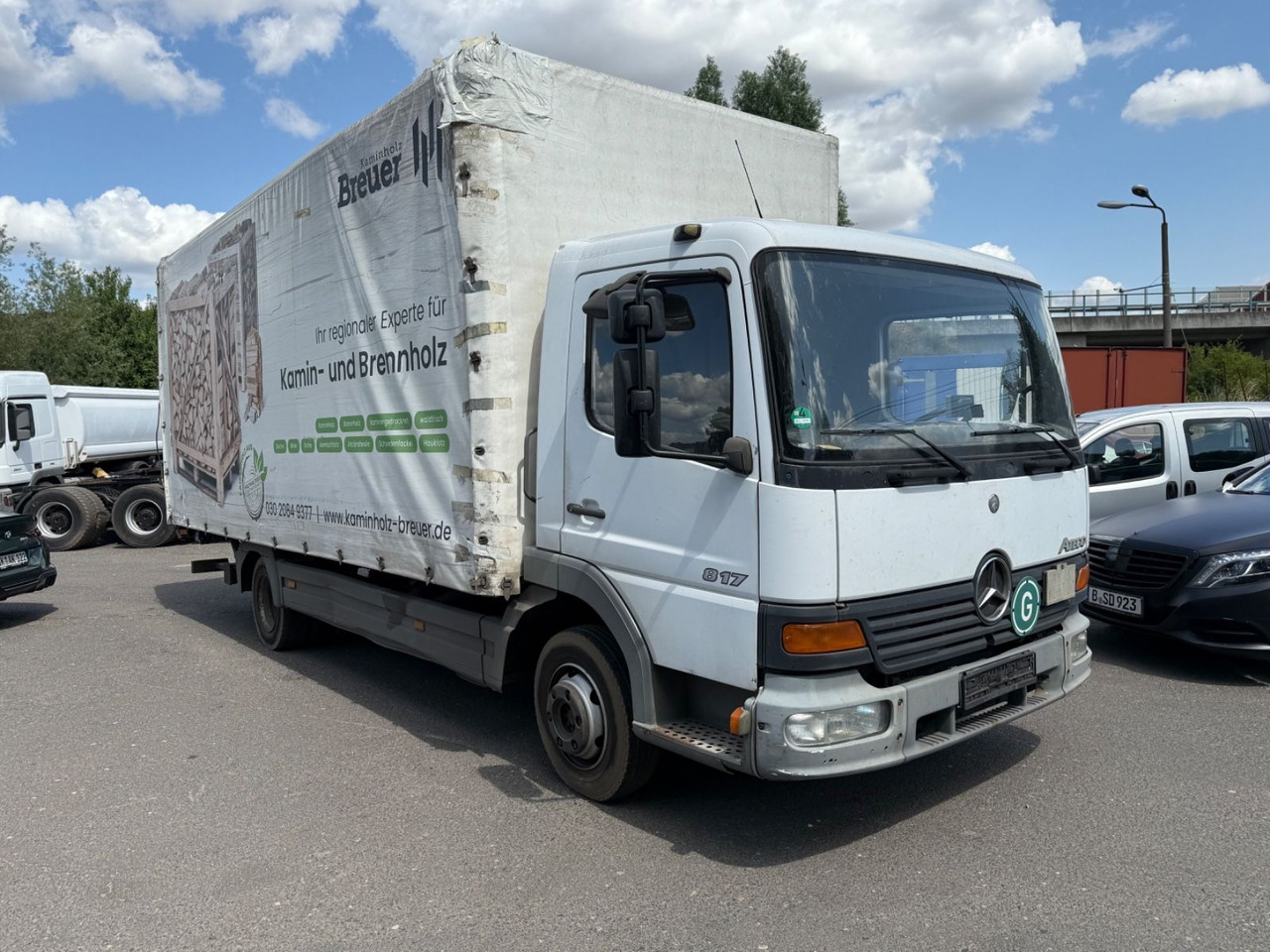 Mercedes-Benz Atego 817 - Tentinis sunkvežimis: foto 2 Mercedes-Benz Atego 817 - Tentinis sunkvežimis: foto 2