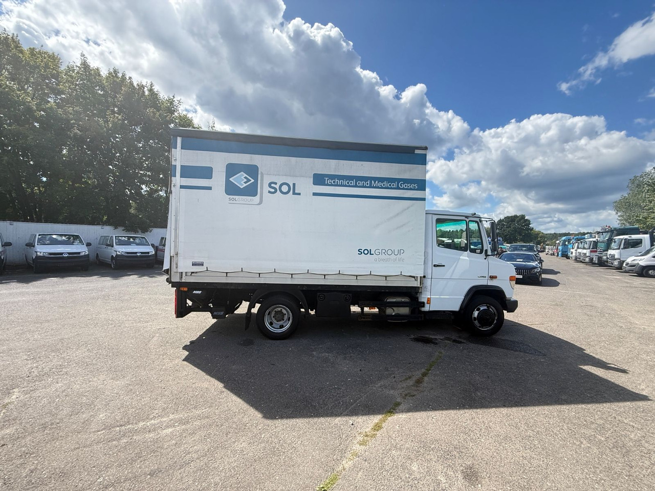 Mercedes-Benz Vario FG 816 D OM 904 LA - Tentinis sunkvežimis: foto 5 Mercedes-Benz Vario FG 816 D OM 904 LA - Tentinis sunkvežimis: foto 5