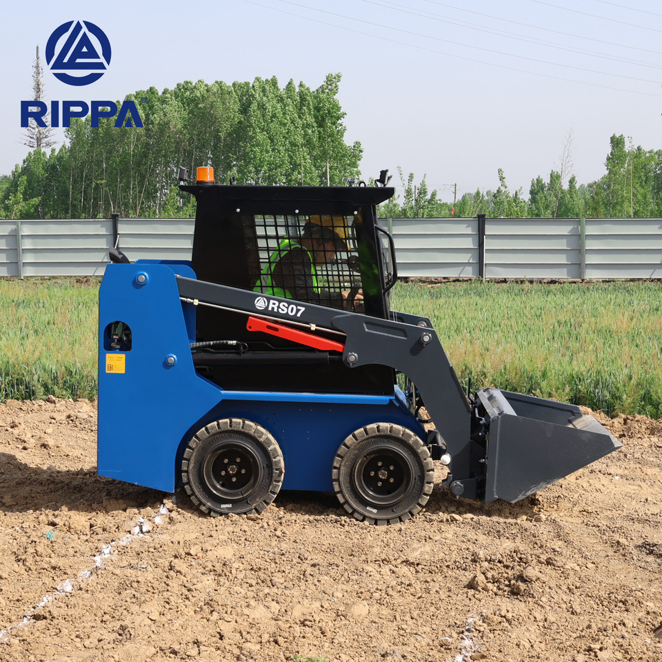 Rippa RS07 New Skid Steer Loader | Cheap Price | CE Certified | Fast Shipping - Mini krautuvas: foto 4 Rippa RS07 New Skid Steer Loader | Cheap Price | CE Certified | Fast Shipping - Mini krautuvas: foto 4