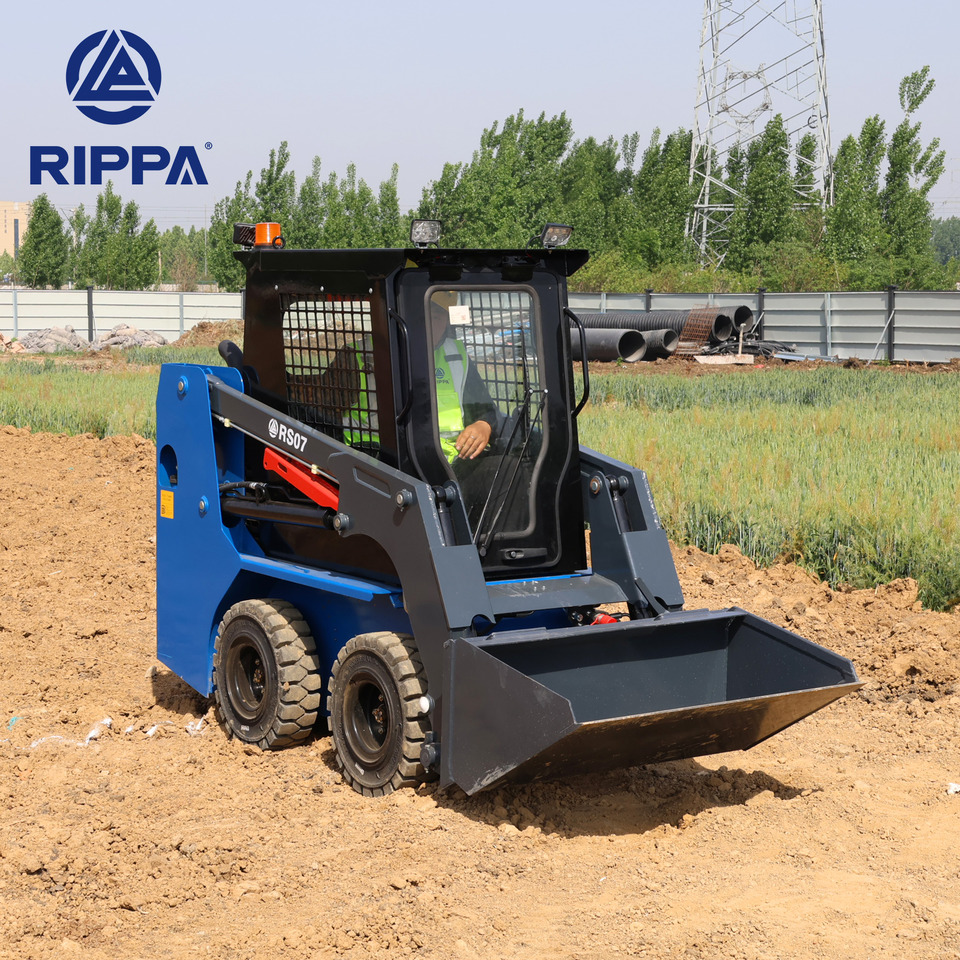 Rippa RS07 New Skid Steer Loader | Cheap Price | CE Certified | Fast Shipping - Mini krautuvas: foto 1 Rippa RS07 New Skid Steer Loader | Cheap Price | CE Certified | Fast Shipping - Mini krautuvas: foto 1